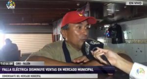 Mercado municipal de Coro en crisis ante constantes cortes eléctricos
