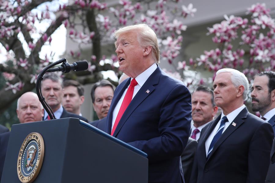 Donald Trump anunció medidas económicas ante emergencia por Covid-19
