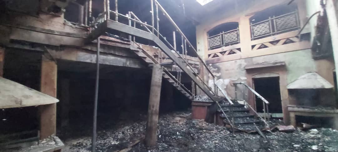 incendio en restaurante 