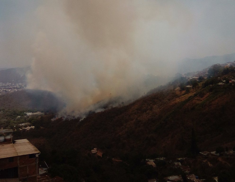 incendio en el algodonal