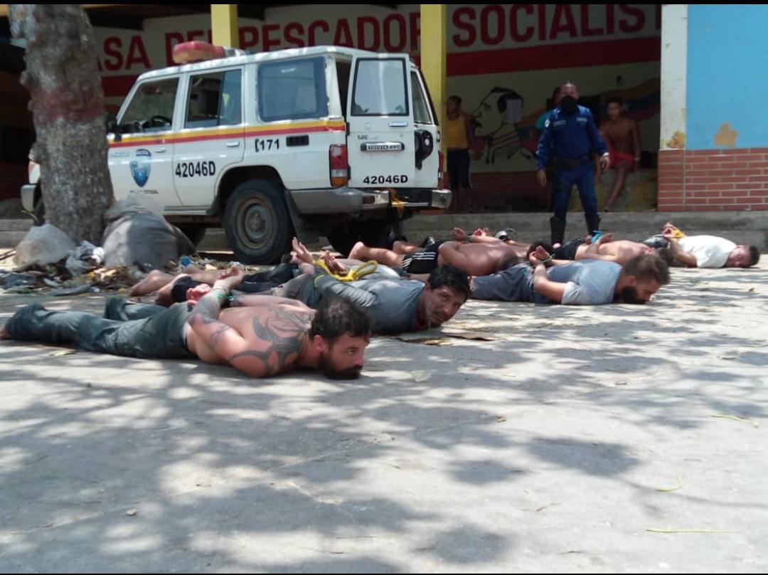 Detenidos en Chuao