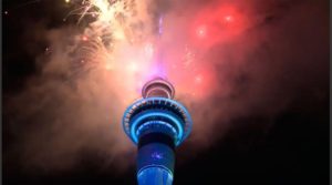 Nueva Zelanda le dio la bienvenida al 2021
