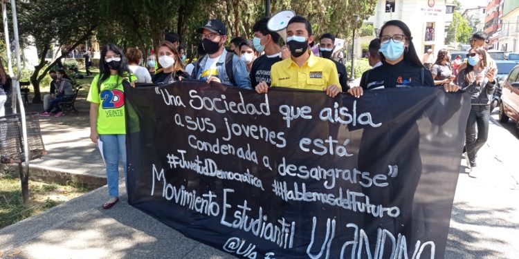#Venezuela| Dirigentes estudiantiles de la ULA protestaron ante los constantes ataques
