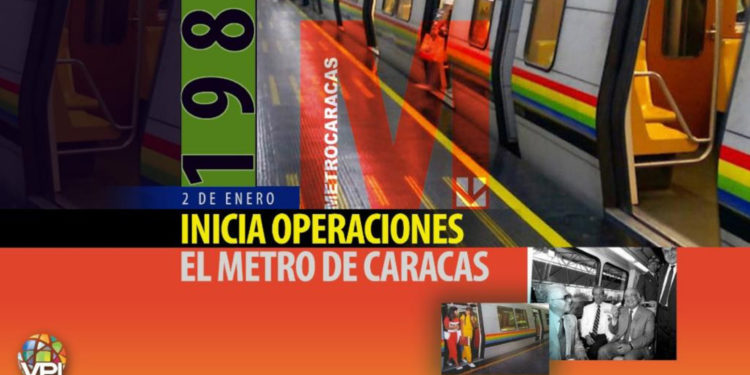 #Efeméride | Un 2 de enero pero de 1983 iniciaron las operaciones del Metro de Caracas