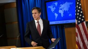 ingreso Anthony Blinken - funcionarios | Foto: AFP
