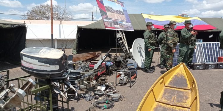 #Venezuela | Desmontados ocho campamentos de Grupos Estructurados de Delincuencia Organizada en Apure