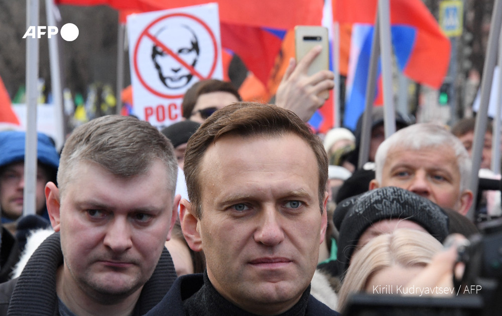 alexéi navalni Tribunal Foto AFP