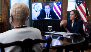 Vicepresidenta Harris Foto AFP