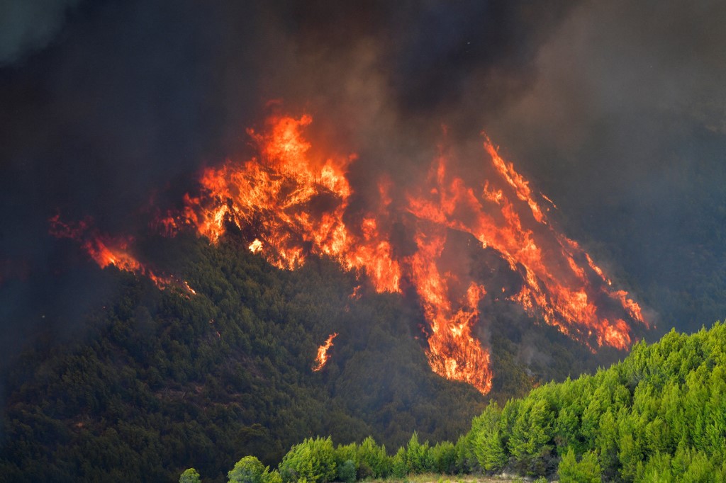 Incendio en Grecia
