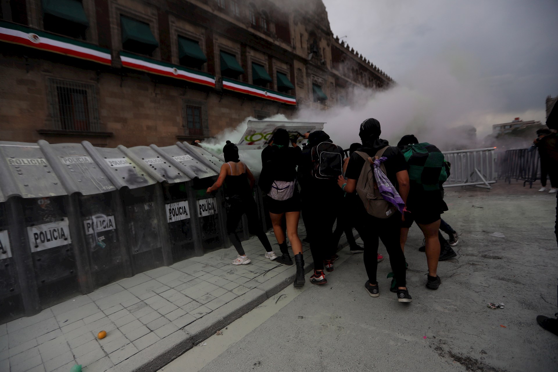 Marcha pro aborto en Ciudad de México. Foto: Twitter