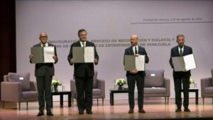 Negociación política para Venezuela en México