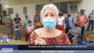 María Meneses, vecina de la comunidad de San Jacinto, en Maracaibo, Zulia.