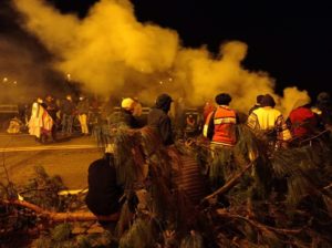 Indígenas en Ecuador. Foto: Twitter