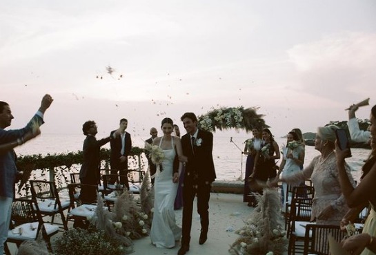 Meadow Walker y su ahora esposo, Louis Thornton-Allan. Foto: Instagram Meadow Walker.