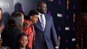 Shaquille O'Neal junto a su familia / AFP