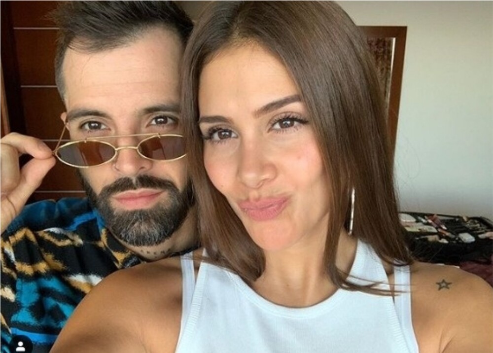 Mike Bahía y Greeicy Rendón.