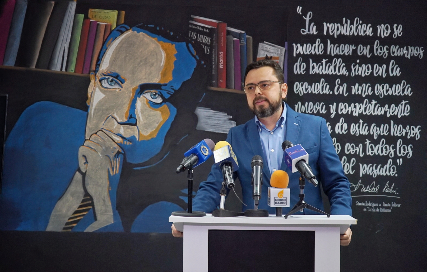 Antonio Ecarri, candidato a la alcaldía de Caracas. Foto: Twitter/Ecarri