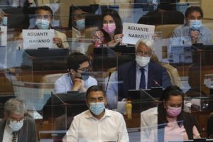 Votación en la Cámara de Diputados de Chile. Foto: Twitter