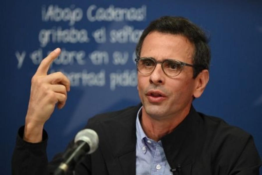 Henrique Capriles, dirigente político venezolano. Foto: Federico Parra / AFP.