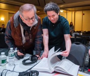 Steven Spielberg y Gustavo Dudamel