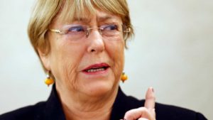 Michelle Bachelet. Foto: Twitter