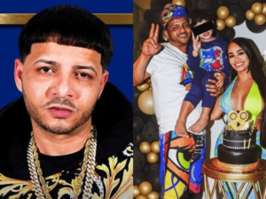 Flow La Movie junto a su familia.
