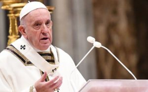 Papa Francisco, líder de la iglesia católica. Foto: AFP.