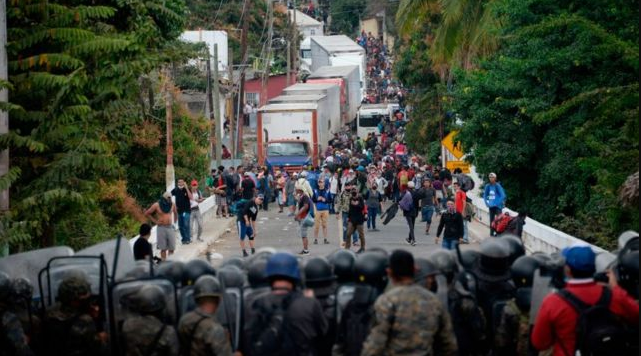 bombas Lacrimógenas migrantes