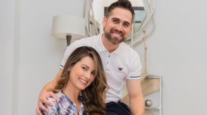 Stefanía Fernández y Ender Inciarte