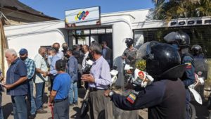MOVER Falcón en la sede regional del CNE.