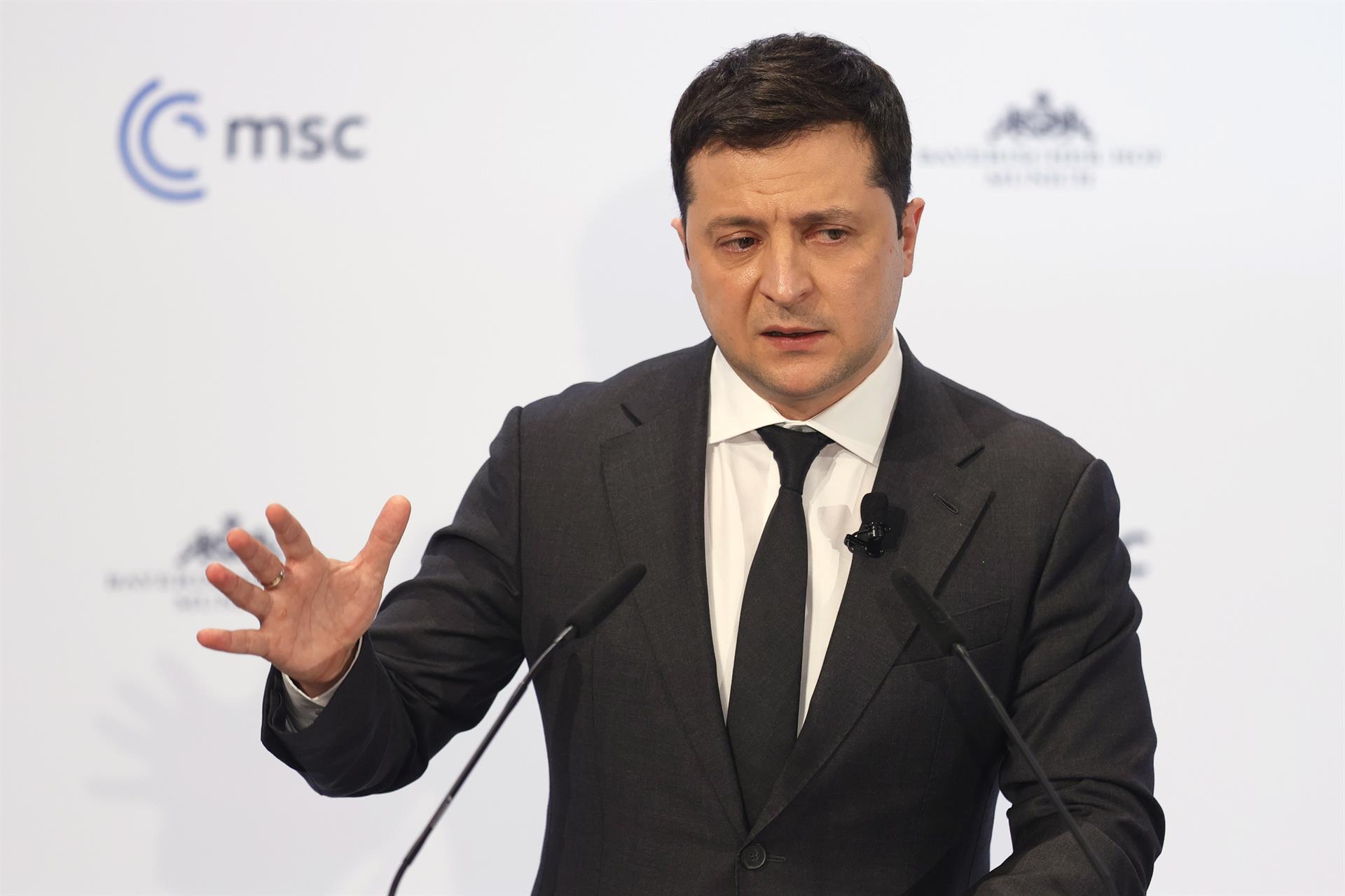 presidente de Ucrania, Volodymyr Zelenski,