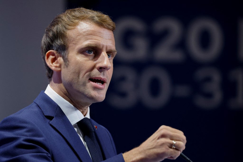 Presidente de Francia, Emmanuel Macron. Foto: AFP
