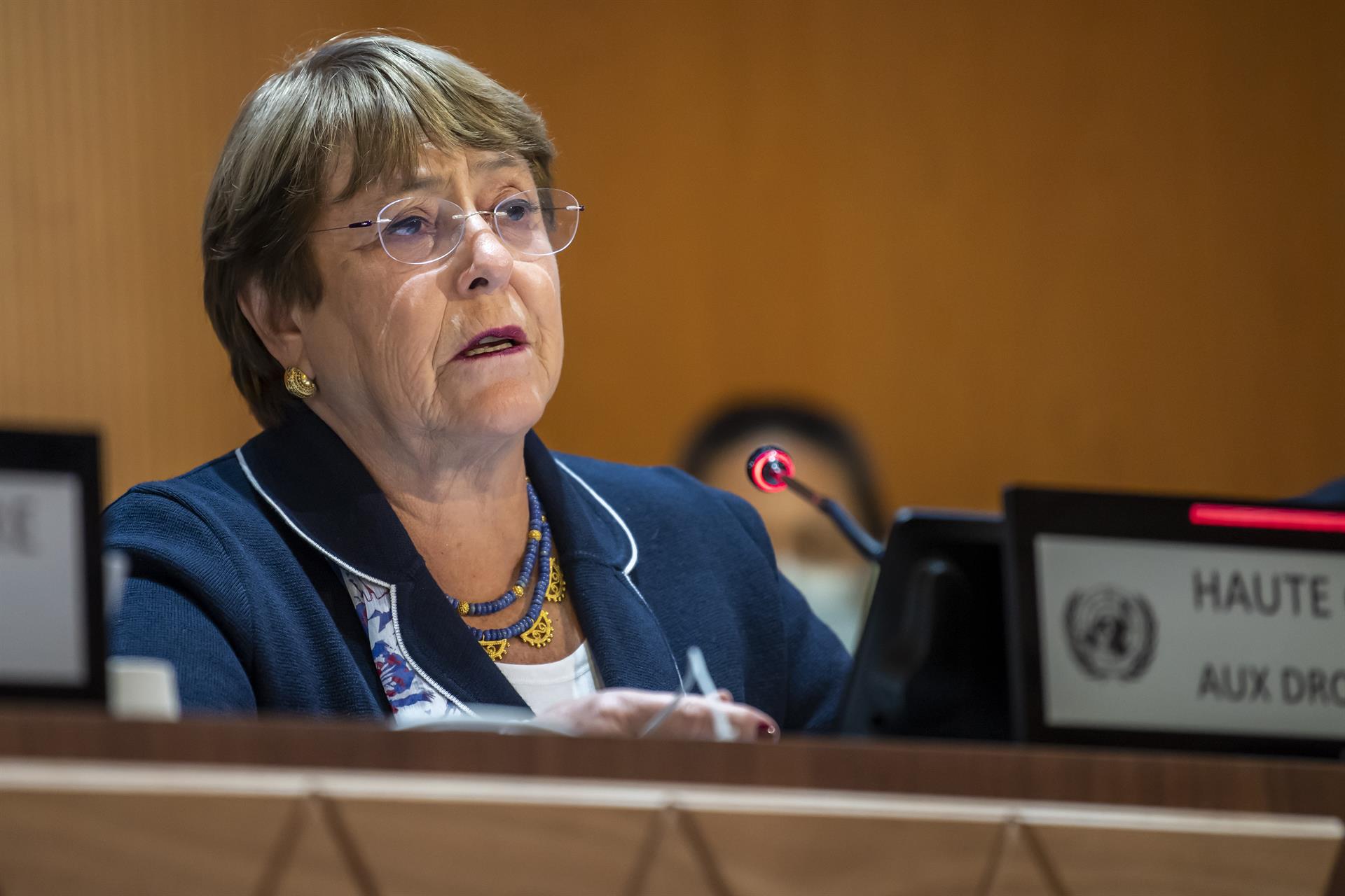Michelle Bachelet. Foto: EFE/MARTIAL TREZZINI