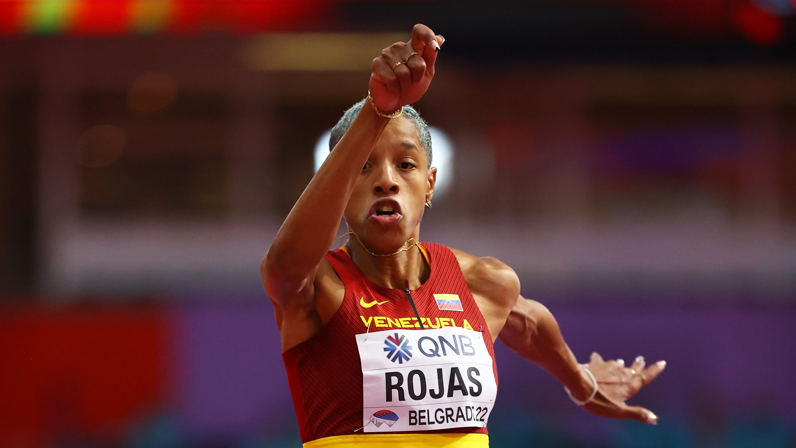 Yulimar Rojas campeona mundial. Foto: Twitter/Team Rojas