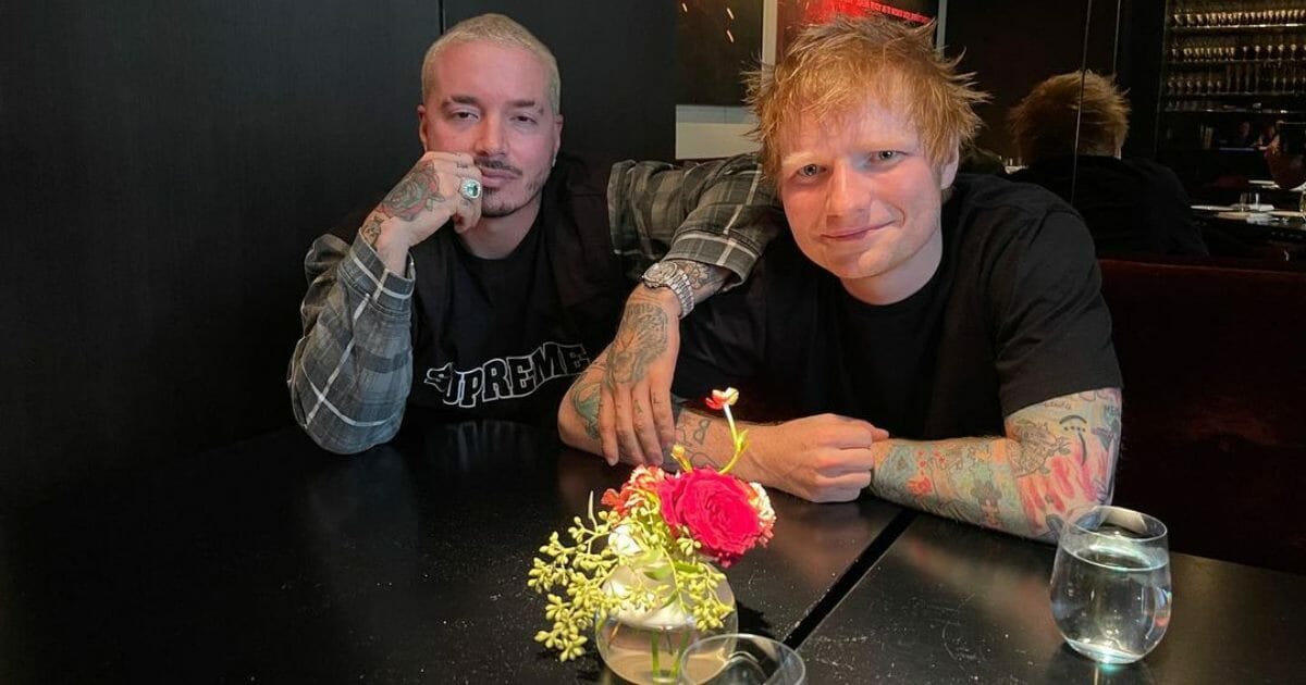 J Balvin y Ed Sheeran.