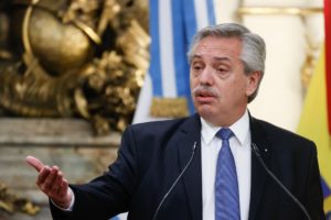 Alberto Fernández durante su etapa como presidente de Argentina. Foto: EFE
