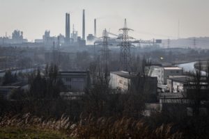 Planta en la ciudad de Mariúpol, Ucrania. Foto: EFE