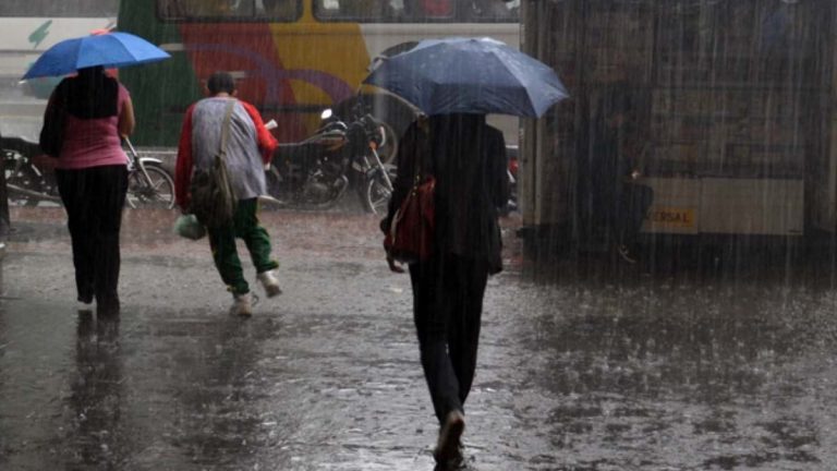 Inameh prevé lluvias para este fin de semana Foto: Inameh