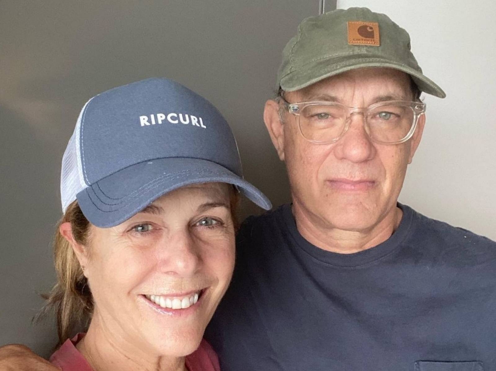 El actor Tom Hanks y su esposa, la cantante Rita Wilson. Foto: Instagram Tom Hanks.