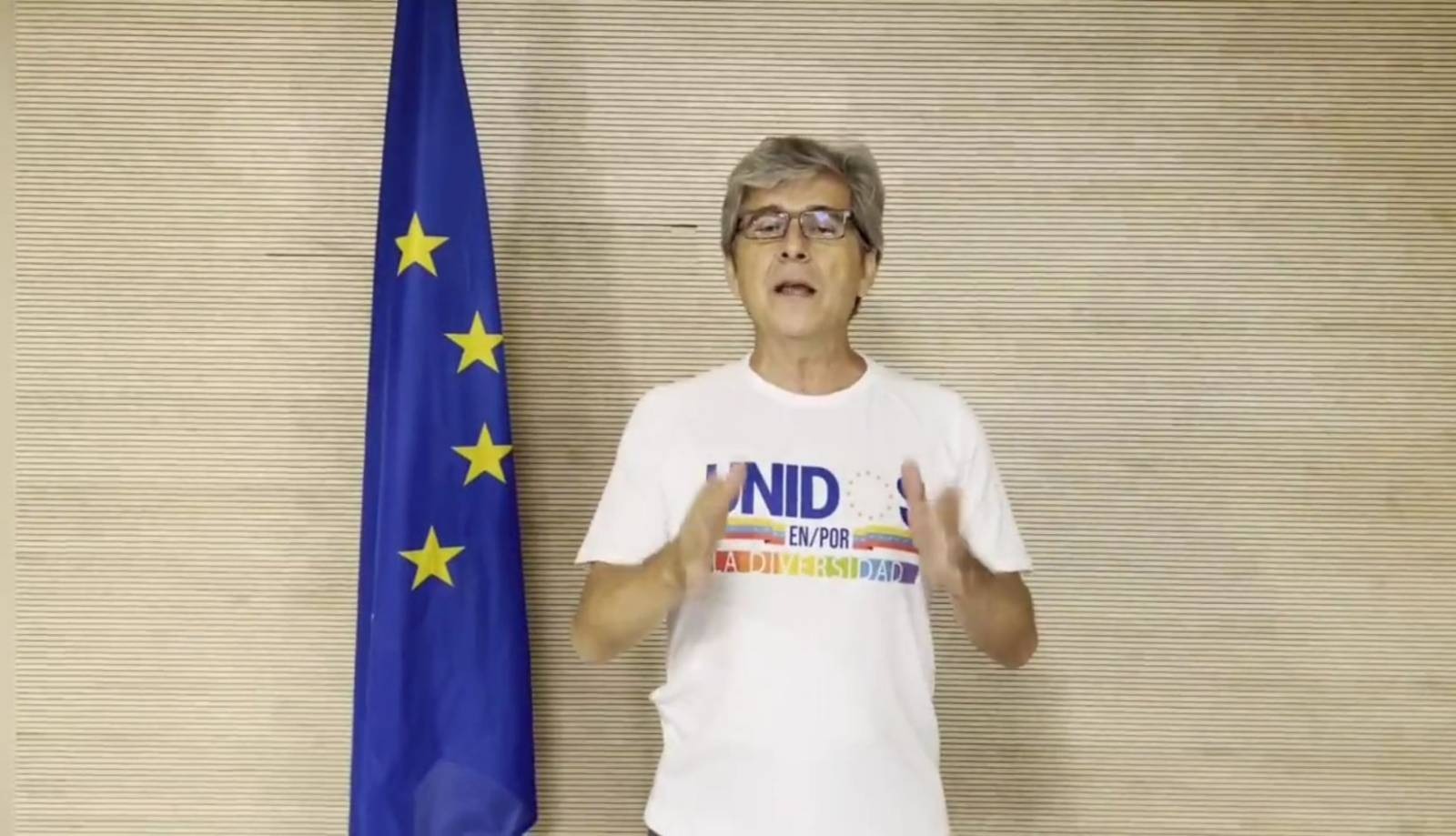 Embajador de la Unión Europea para Venezuela, Rafael Dochao Moreno. Foto: Captura de pantalla.