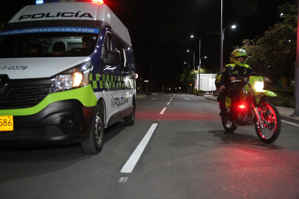 Foto: Twitter policía nacional de Colombia (referencial).