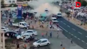 Accidente en Turquía. Captura de pantalla