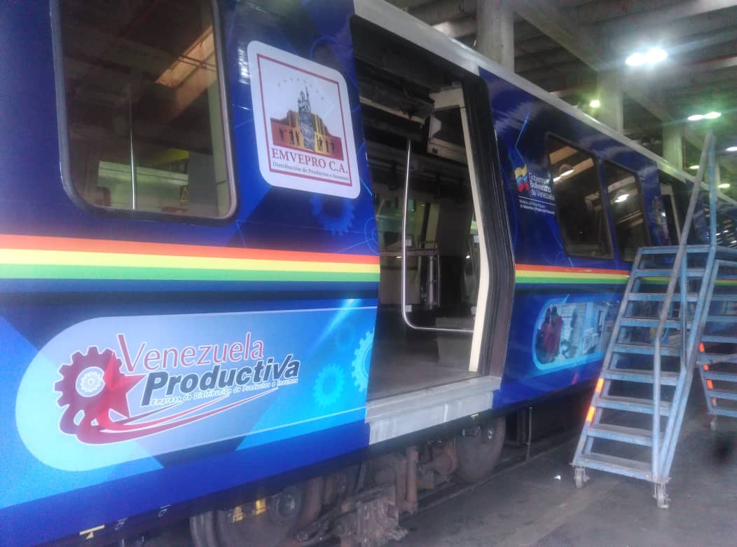 Nuevos trenes que serán incorporados al Metro de Caracas. Foto @rvaraguayan