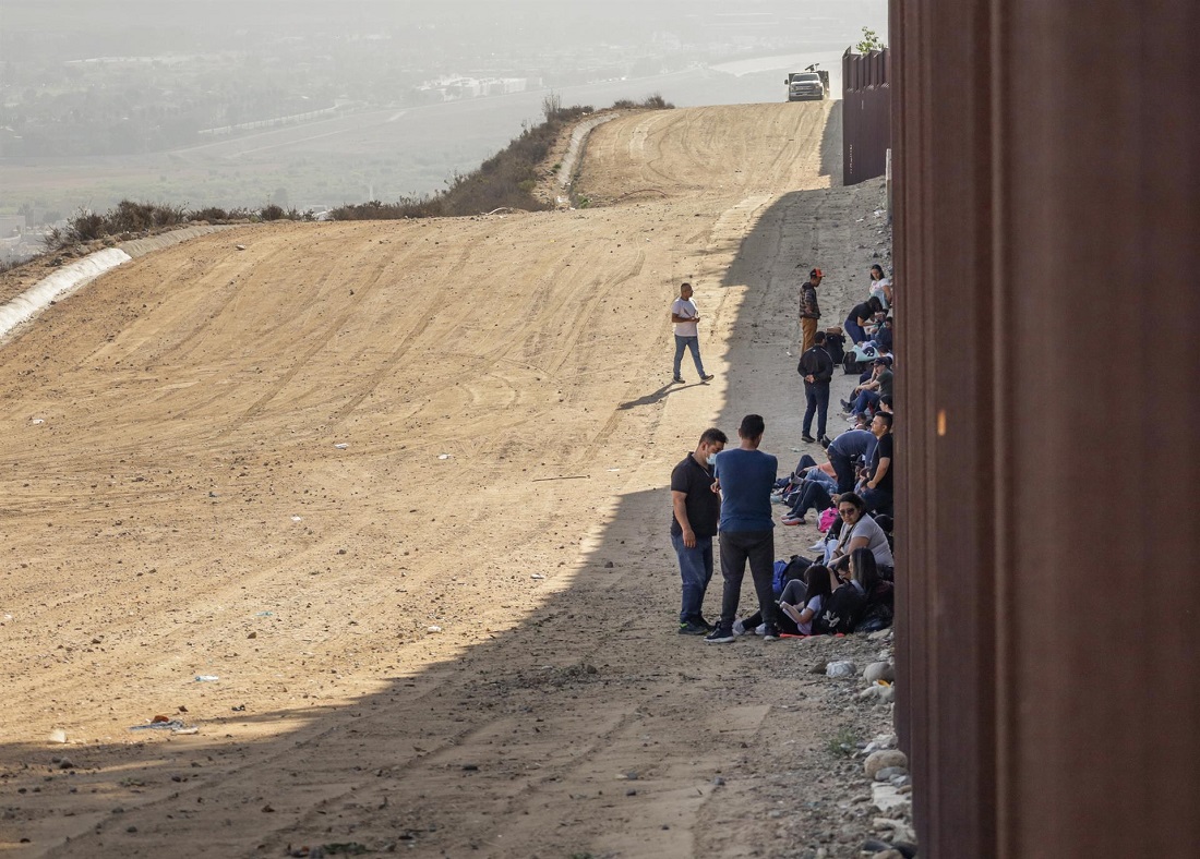 Frontera entre México y Estados Unidos. Foto EFE