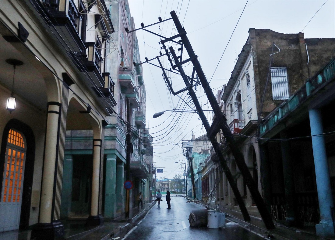 Estragos de Ian en Cuba. Foto EFE