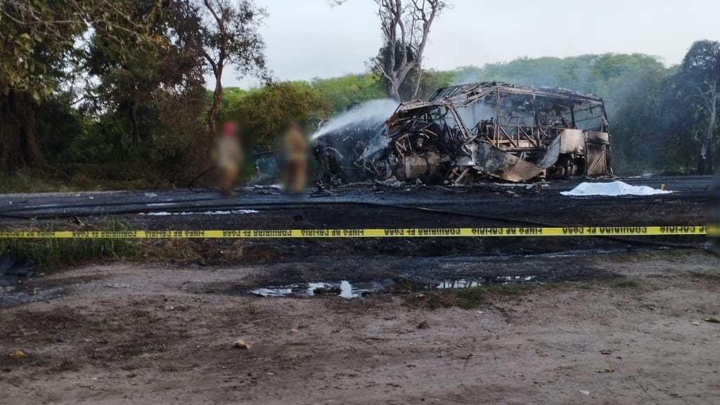 Accidente en México. Foto @GN_Carreteras