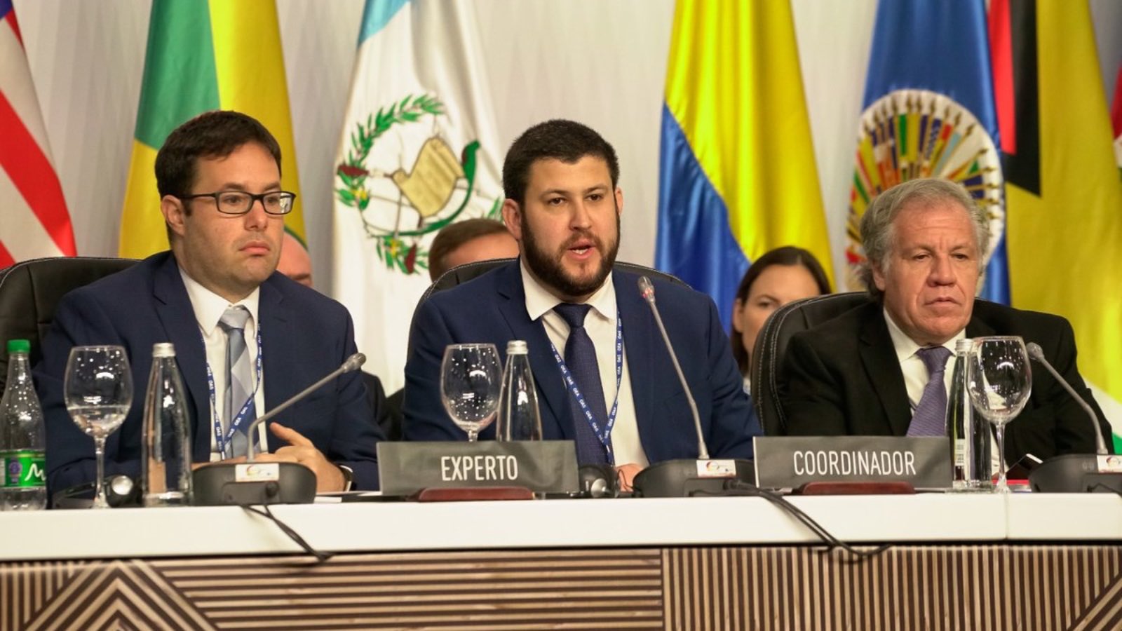 Comisionado de la Secretaría General de la OEA para la crisis de migrantes y refugiados de Venezuela, David Smolansky. Foto: Twitter David Smolansky (@dsmolansky).