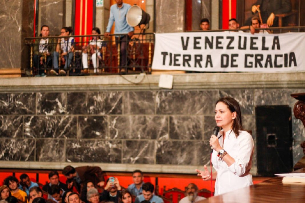 Foto: Twitter María Corina Machado (@MariaCorinaYA).