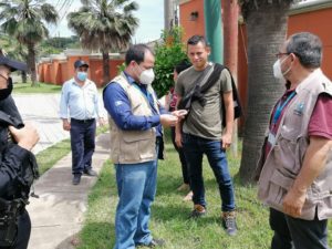 Operativo de Control y Registro en Vado Hondo, departamento guatemalteco de Chiquimula. Foto: Twitter Migración Guatemala (@MigracionGuate).