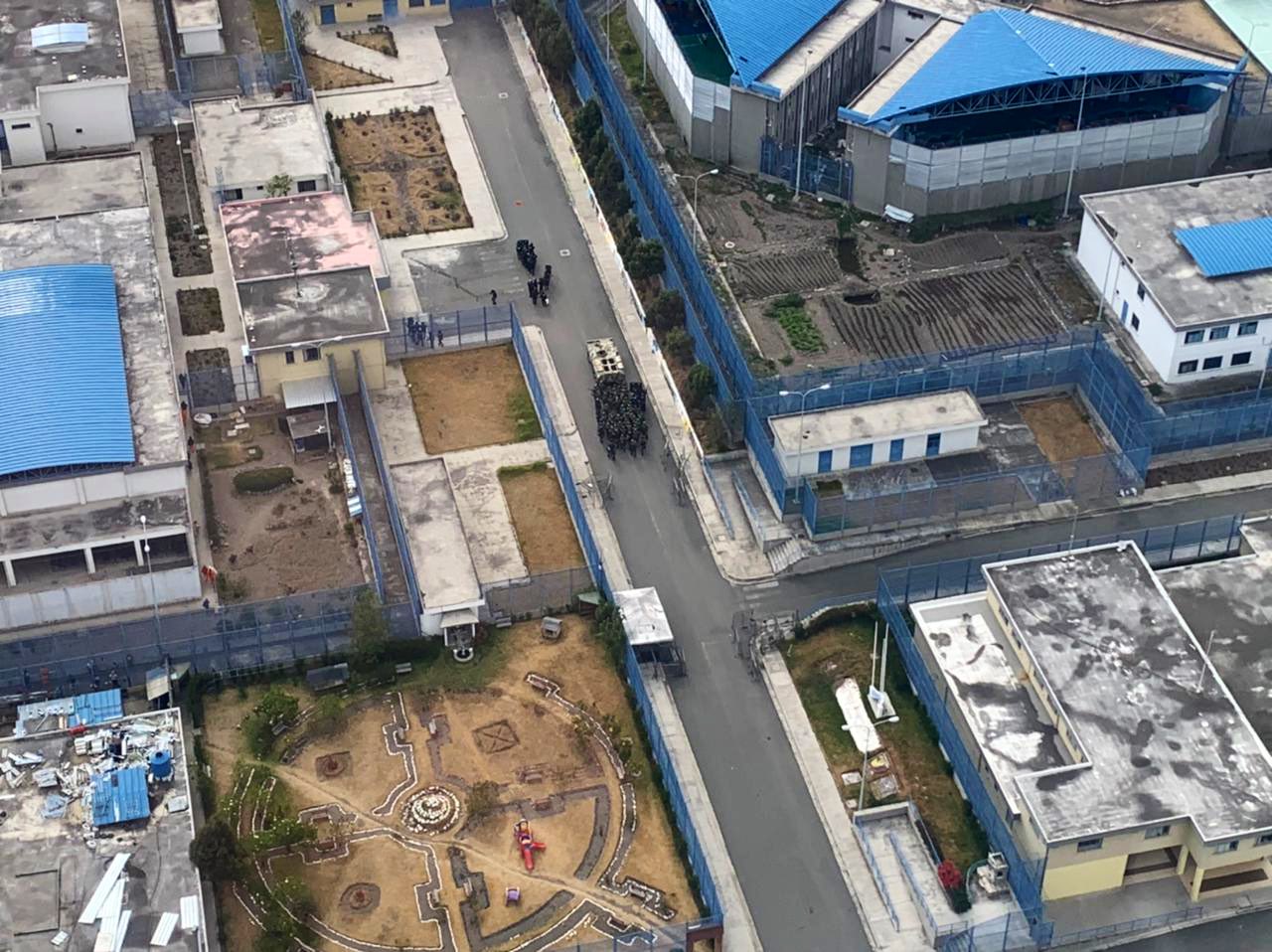 Cárcel Ecuador. Foto @PoliciaEcuador